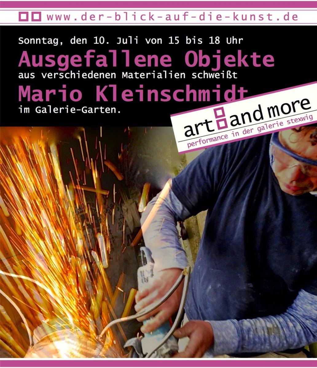 Galerie Stexwig, Event mit Mario Kleinschmidt