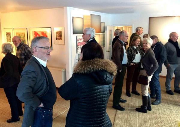 Besucher in der Galerie Stexwig