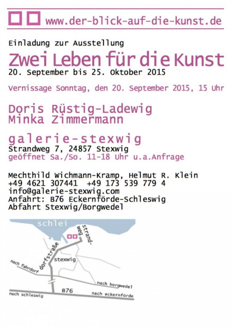 Vernissage Doris Rüstig-Ladewig und Minka Zimmermann