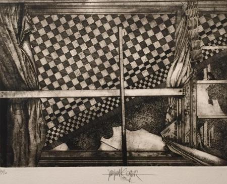 Jacques Henri Roger, o.T., 1982, Radierung 15/50, 25x24,5cm, 250,-€, Galerie Stexwig