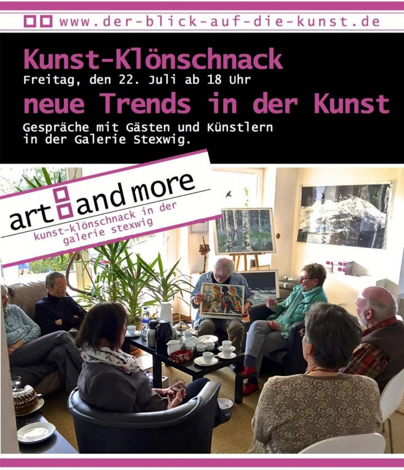 Galerie Stexwig Kunst-Klönschnack am 22.07.2016